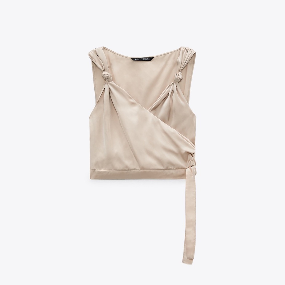 Zara satin top - Picture 1 of 6
